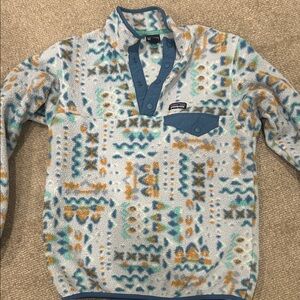 Patagonia kids three button fleece